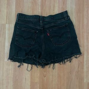 Levi’s Black Denim Shorts